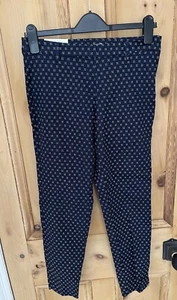 NEW with TAGS H&M trousers blue Size 10 Smart Navy Work - Picture 1 of 3