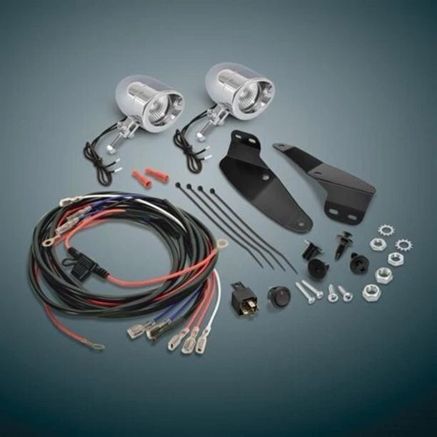 Show Chrome Accessories 55W Mini Halogen Driving Light Kit for GL1800 - 52-757 - Image 1 of 1