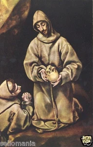 POSTAL EL GRECO SAN FRANCISCO DE ASIS MUSEO DEL PRADO PAINTING POSTCARD TP10341 - Picture 1 of 1