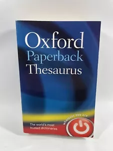 oxford paperback thesaurus A-Z English Thesaurus Used - Picture 1 of 6