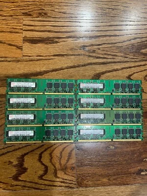 Hynix 1GB HYMP512U64CP8-S6 Memory Module 2Rx8 PC2-6400U-666-12 - Image 1 of 4
