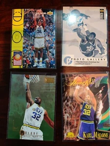 Karl Malone Karten Lot 4 - Fleer Skybox und Upper Deck - Jazz HOF NM+ - Bild 1 von 12