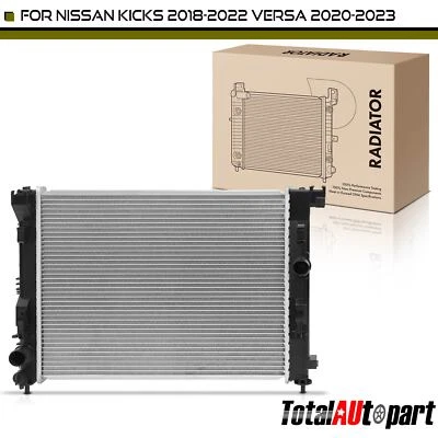 Radiador de aluminio para Nissan Kicks 2018 2019 2020-2022 Versa L4 1,6 L 214105RB0B Foto 1 de 4