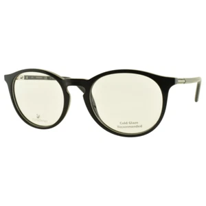 NEW!! SWAROVSKI SW5217 001 50-19-140 Black Round Full Rim Womens Optical Frame - Picture 1 of 6