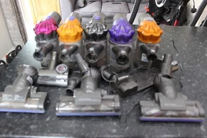 Cordless Dyson Job Lot Triggers, Bins, Cyclones, Brush Heads, Charger Etc - Picture 1 of 8