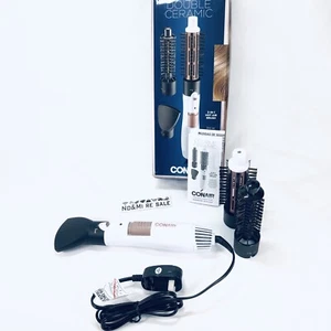 Conair Double Ceramic 3-in-1 Hot Air Brush Dry as You Style. Model BC171N - Picture 1 of 10