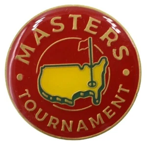 2023 Augusta National Masters Tournament RED Flat Ball Marker Mark - Picture 1 of 1