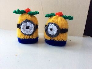 Minions Christmas  chocolate cover Ferrero rocher  cover knitting pattern only