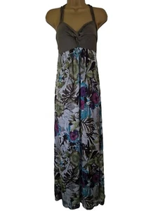 Jane Norman Floral Strappy Maxi dress size 12 - Picture 1 of 5