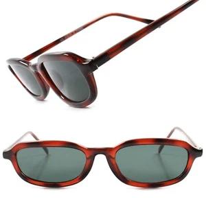 Deadstock True Vintage Indie Hip 80er Herren Schildpatt kleine rechteckige Sonnenbrille - Bild 1 von 4