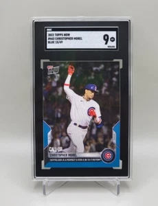 2022 MLB Topps Now Christopher Morel Call-Up BLUE PARALLEL /49 SSP #443 POP 1 - Picture 1 of 2