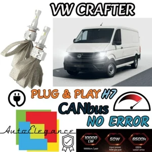 Kit Led H7 Volkswagen Vw Crafter Sy Full Canbus 8000 Lumen Led 6500K Blanco - Imagen 1 de 2