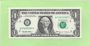1999 ..UNCIRC 1 $ B 5787 5787 F .... REPEATER NOTE '5787' - Bild 1 von 2