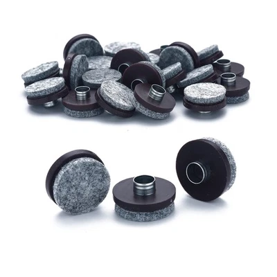 Almohadillas de fieltro para clavos Almohadillas para muebles de alta resistencia Deslizadores para sillas para pisos duros... Foto 1 de 4