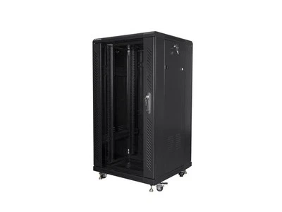 5901969424478 Free standing cabinet 19 inches 22U 600X600mm black LANBERG - Image 1 of 3