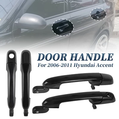 Outside Exterior Door Handle For Hyundai Accent 2006 2007 2008 2009 2010 2011 Foto 1 de 4