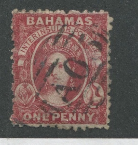 Bahamas QV 1863 1d used - Picture 1 of 1