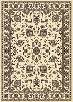 Alfombra oriental tradicional Radici USA Alba 2'2" x 7'7" en marfil Foto 1 de 2