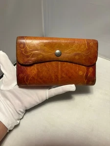 Cartera de cuero vintage Rumpp Tooled - Imagen 1 de 6