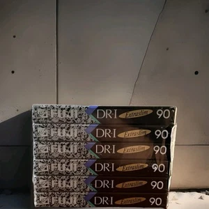 Fuji Audio Cassette Normal Bias DR-I 90 6 Pack Blank Recording Cassettes Tapes - Picture 1 of 4