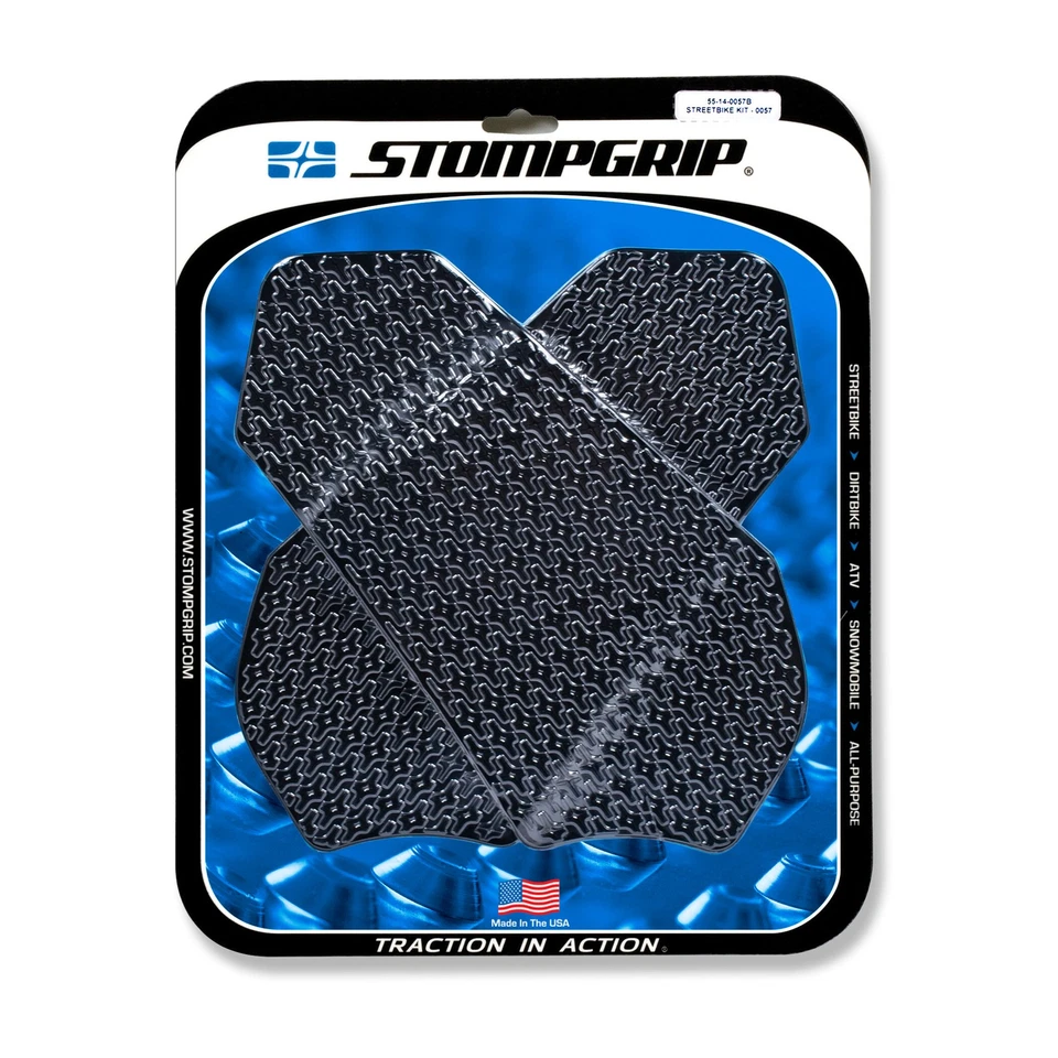 SUZUKI GSXR600 / GSXR750 2011-2019 ALMOHADILLAS DE TANQUE STOMPGRIP ICON - NEGRAS Foto 1 de 1