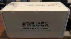 OwLuck Blanco WiFi Inalámbrico Detector de Movimiento Bombilla Panorámica Cámara Día/Noche - Imagen 1 de 3
