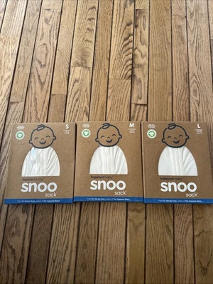 SNOO Sleep Sack 3-Pack (Small, Medium, Large) – Organic Cotton Baby Swaddle - Image 1 of 4