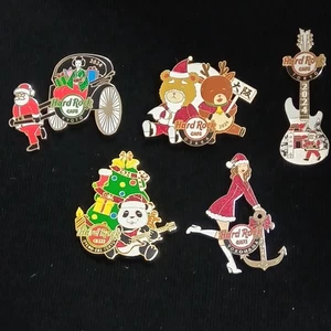 [Komplettsatz] Rock Cafe JAPAN 2024 Holiday Season Pin Set (Limitiert je 200 ) - Bild 1 von 6