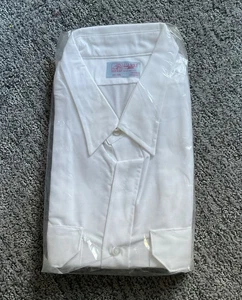 Red Kap Image Plus White Vintage Dress Shirt Size 20 Short Sleeve - Picture 1 of 4