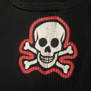 Vintage HOT TOPIC MORBID THREADS Tank Top Skull Red Ladies S XS Goth Gothic Y2K - Bild 1 von 8