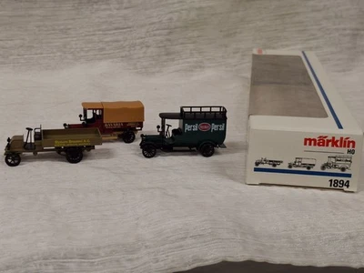 Marklin HO #1894 Old Time Die Cast Vehicle Set, N/BX - Image 1 of 4