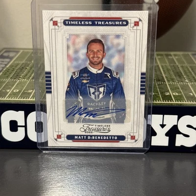 2022 Panini Chronicles Timeless Treasures Auto Matt DiBenedetto #16 Auto - Image 1 of 2