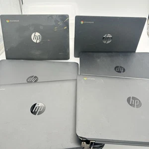 HP Chromebook lotto di 6 misti solo per ricambi cerniere rotte schermi non testati buoni - Foto 1 di 24