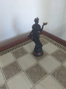 Franklin Mint Chess Set of the Gods Black Queen Venus Single REPLACEMENT PC - Picture 1 of 5