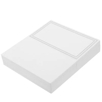  Tarjetas de nombre de tarjeta de tienda de boda de 50 piezas para asientos de mesa Foto 1 de 4