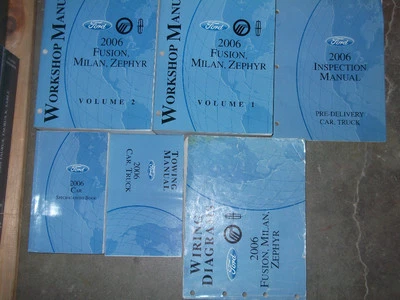 2006 Ford Fusion Lincoln Zephyr Mercury Milan Servicio Tienda Reparación Manual - Imagen 1 de 4