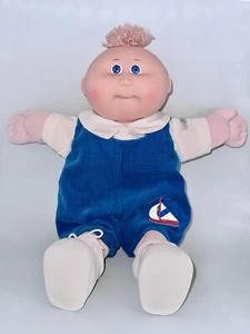 VTG CABBAGE PATCH KID Doll Appalachian Art Works Blonde Tuff Blue Eyes 1982 - Picture 1 of 12