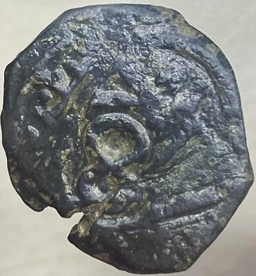 Подлинная монета 1600-х годов Испанской империи 1600-1659 пиратской эпохи (см. описание) - Изображение 1 из 4