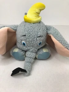 Neu mit Etikett Disney Parks Dumbo der Elefant Plüschtier Stofftier grau gelb Hut - Bild 1 von 8