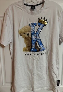 CAMISETA Born To Be Rich BEAR Switch Blanca Bordada XL - Imagen 1 de 6