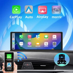 Wireless Carplay Android Auto GPS Logger 5G WiFi Dash Camera Front 4K Dual Cam - Picture 1 of 9