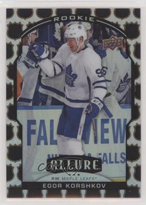2020-21 Upper Deck Allure 1945 NHL Shield /45 Egor Korshkov #85 Rookie RC