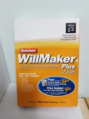 Quicken WillMaker Plus 2008_Brand New - Image 1 of 3