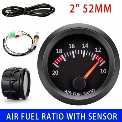 52mm Auto Wideband Air Fuel Ratio LCD Digital Display with O2 Oxygen Sensor - Bild 1 von 4