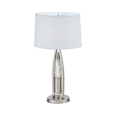 Homelegance Table Lamp with Sparkling Decorative Water-Drop Dancing Water Nig...