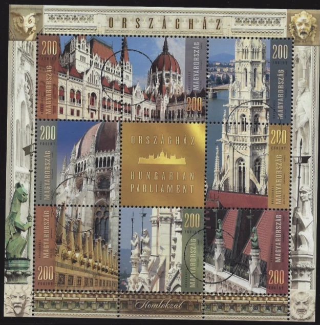 HUNGARY-2016. SPECIMEN S/S - House of Parliament - Frontage MiBl.388. - Image 1 of 1
