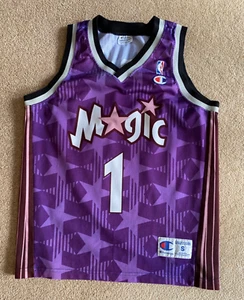 RARE PURPLE ORLANDO MAGIC MCGRADY NBA BASKETBALL SHIRT VEST JERSEY S SMALL - Imagen 1 de 5