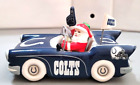 NFL Danbury neuwertig 2011 Indianapolis Colts Porzellan Santa Victory Auto Ornament