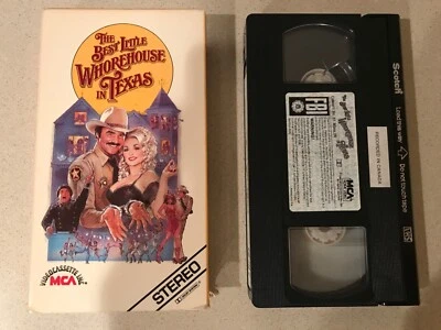 The Best Little Whorehouse in Texas (VHS, 1982) Burt Reynolds, Dolly Parton - Image 1 of 4