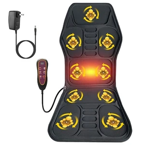 9 Mode Car Massage Seat Heat Chair Pad Cushion For Home Office Back Neck Lumbar - Picture 1 of 14